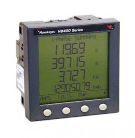Veris H8436V Single-Circuit Digital Power Meter for voltage-mode CTs, panel mount, 1 V-