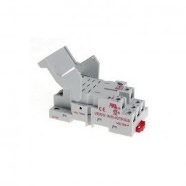 Veris VBD3B-F Socket Relay, DIN rail mount, 3PDT compatible-
