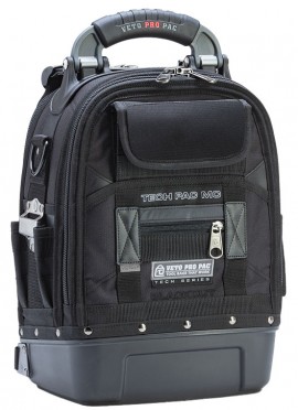 Veto Pro Pac TECH PAC MC Blackout Small Customizable Tool Backpack with tool and meter panels-