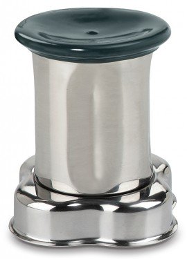 Waring SS110 Dry Blending Stainless Steel Container with lid, 0.35 to 2.6 oz dry capacity-