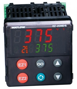 Watlow EZ-ZONE PM Panel Mount PID Controller with two digital I/O points, &amp;frac14; DIN, 100 to 240 V AC-