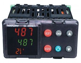 Watlow EZ-ZONE PM Panel Mount Integrated PID Controller, &amp;frac18; DIN horizontal 100 to 240 V AC-