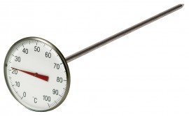 Weiss 134-8-550FC Bi-Metal Thermometer, 50 to 550&amp;deg;F-
