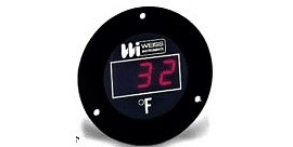 Weiss 20DT-U LED Thermometer, U-Clamp, 120 V-