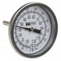 Weiss 72SD-U Light-Powered NSF Thermometer, 72 mm, U-Clamp