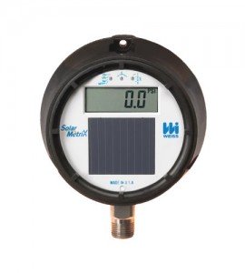 Weiss DUGY3-200-4L Solar-Powered Pressure Gauge, 200 psi, &amp;frac14;&amp;quot; NPT-