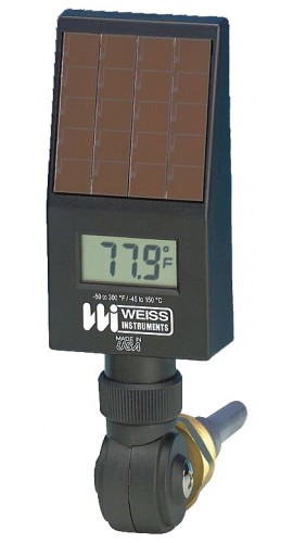 Weiss DVUT6 Digital Thermometer with Transmitter, 6&quot; Stem-