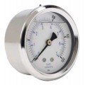 Weksler Glass 251C4PF Glycerin Filled Gauge, 2.5&quot;, 0/200 psi-