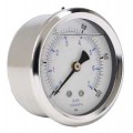 Weksler Glass 251L4PX Glycerin Filled Gauge, 2.5&quot;, 0/6000 psi-