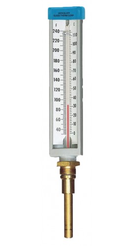 Weksler Glass 140GSDH Scale Submarine Thermometer, 30 to 240&amp;deg;F (0 to 114&amp;deg;C), 2&amp;quot; stem-