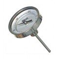 Weksler Glass 3BK02DG Bimetal Thermometer, 0 to 250&amp;deg;F and 20 to 120&amp;deg;C, 2&amp;frac12;&amp;quot; stem-