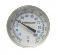 Weksler 2T02-160 Compact Bimetal Dial Thermometer, -40 to 160&amp;deg;F, 2 1/2&quot; Stem-
