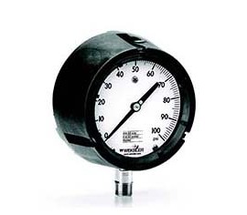 Weksler AA44 Series Royal Process Gauge, 0 to 5000 psi, lower connection-