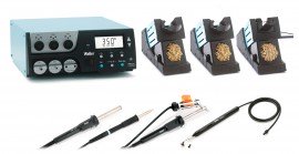 Weller T0053368699N Three-Channel Rework Station Set for horizontal applications-