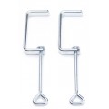 Weller T0053657599 Bench Mounting Brackets, 2-pack, 3.93&quot; maximum width-