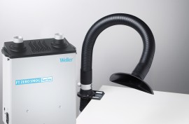 Weller U-100-1056-ESDN MG100S Fume Extraction Unit with Kit, 1 funnel, 2,300 Pa max vacuum-