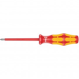 Wera 05006150001 Insulated Phillips Slotted Screwdriver, #0, 6-3/8&amp;quot;-