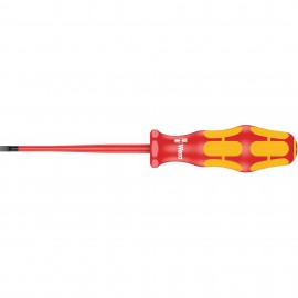 Wera 05006441001 Insulated Slotted Screwdriver, 4 mm tip, 4&amp;quot; shank-