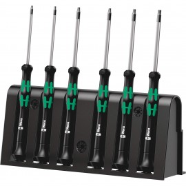 Wera 05118154001 Precision Screwdriver Set, 6-piece, tamper resistant torx-