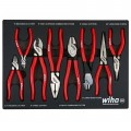 Wiha 34682 Pliers and Cutters Tray Set, 8-piece, classic grip-