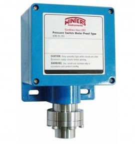 Winters 4WPS010F4F201 Adjustable Deadband Pressure Switch, 2-16 Adjustible PSI-