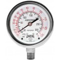Winters PAM1751 Ammonia Gauge, 2.5&amp;quot; Dial, 30&amp;quot;/0/300 PSI/F, 1/4&amp;quot; Bottom-