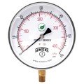 Winters PCT322LF Lead Free Contractor Gauge, 4.5&quot; Dial, 0/60 PSI/KPA, 1/4&quot; NPT LM-