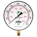 Winters PCT327LF Lead Free Contractor Gauge, 4.5&quot; Dial, 0/400 PSI/KPA, 1/4&quot; NPT LM-