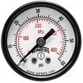 Winters PEM1397 Economy Gauge, 0 to 30&amp;quot; VAC/kPa, 1.5&amp;quot; dial, &amp;frac18;&amp;quot; NPT back-