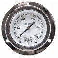 Winters PFP3772 Premium Stainless-Steel Liquid Filled Pressure Gauge for panel mounting, 30&amp;quot; Hg Vac/kPa-