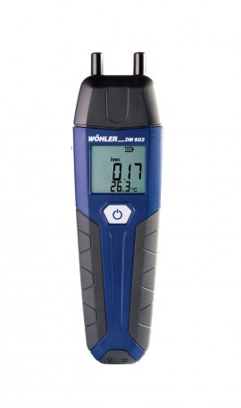 W&amp;ouml;hler DM 602 Digital Manometer with display indication in inWC and &amp;deg;F-