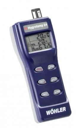 W&amp;ouml;hler IR Hygrotemp 24 Thermo-Hygrometer with carrying case-