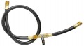 Yellow Jacket 16212 BCA-12 12&amp;quot; HI Vacuum Hose, 3/8&amp;quot; straight x 1/4&amp;quot; 45&amp;deg;, PLUS II&amp;trade;, 3/8&amp;quot;-