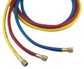 Yellow Jacket 18250 BBA-600 50′ Yellow Charging Hose, 3/8&amp;quot; straight x 3/8&amp;quot; 45&amp;deg;, PLUS II&amp;trade; “B”-
