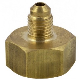 Yellow Jacket 19106 Drum Adaptor, 3/4&amp;quot; NPS Cylinder Adapter with 3/8&amp;quot; Male flare-