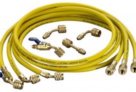 Yellow Jacket 19124 Adapter, 1/4&amp;quot; LH FFL to 1/4&amp;quot; RH MFL, STR-