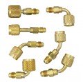 Yellow Jacket 19191 NEW Quick Coupler, 1/4&amp;quot; Female x 90&amp;deg; 1/4&amp;quot; Male fl. with Schrader, R-12-