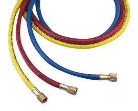 Yellow Jacket 20412 BSA-12 12&amp;quot; Yellow Charging Hose, 1/4&amp;quot; straight x 1/4&amp;quot; 45&amp;deg;, PLUS II&amp;trade; “B”-