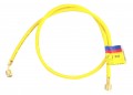 Yellow Jacket 21112 HAV-144 12&#039; Yellow Charging Hose, HAV standard fitting, PLUS II&amp;trade; 1/4&amp;quot;-