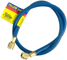 Yellow Jacket 21310 HAV-120 10&#039; Blue Charging Hose, HAV standard fitting, PLUS II&amp;trade; 1/4&amp;quot;-