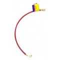 Yellow Jacket 21696 HAV-96 96&amp;quot; Red Charging Hose, HAV standard fitting, PLUS II&amp;trade; 1/4&amp;quot;-