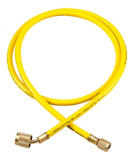 Yellow Jacket 22112 HAVS-144 12' Yellow Hose with SealRight fitting, PLUS II&amp;trade;, 1/4&amp;quot;-