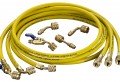Yellow Jacket 25112 HAVBV-144 12&#039; Yellow Hose with FlexFlow valve, PLUS II&amp;trade; 1/4&amp;quot;-