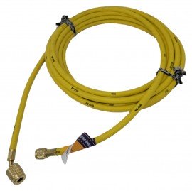 Yellow Jacket 25150 HAVBV-600 50&#039; Yellow Hose with FlexFlow valve, PLUS II&amp;trade; 1/4&amp;quot;-