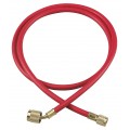 Yellow Jacket 25696 HAVBV-96 96&amp;quot; Red Hose with FlexFlow valve, PLUS II&amp;trade; 1/4&amp;quot;-