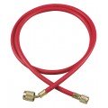 Yellow Jacket 25750 HAVBV-600 50&#039; Red Hose with FlexFlow valve, PLUS II&amp;trade; 1/4&amp;quot;-