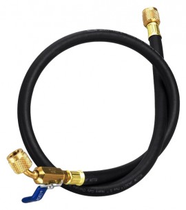 Yellow Jacket 25910 HCABV-120 10&#039; Heavy Duty Hose with FlexFlow, PLUS II&amp;trade; 1/4&amp;quot;-