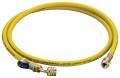 Yellow Jacket 29060 Plus II&amp;trade; Hose with 1/4&amp;quot; compact ball valve fittings, 60&amp;quot;, yellow-