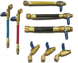 Yellow Jacket 29211 FlexFlow Hose-Blue, 1/4 to 5/16&amp;quot;-
