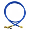 Yellow Jacket 29310 Plus II&amp;trade; Hose with 1/4&amp;quot; compact ball valve fittings, 10', blue-